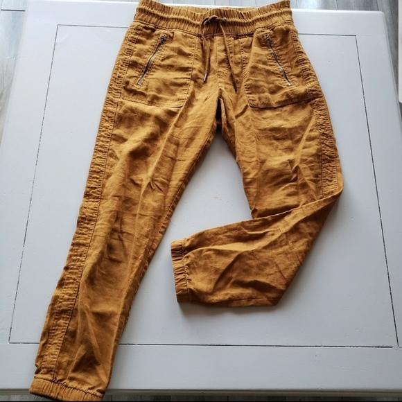 Athleta Cabo Linen Joggers